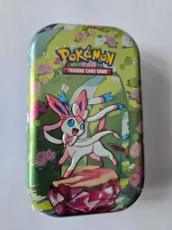 SEALED Pokemon Prismatic Evolutions Sylveon Mini Tin - Image 1