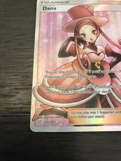 Dana (Full Art) Ultra Rare SM - Team Up 173/181 NM + Pokemon TCG Pack Fresh - Image 3