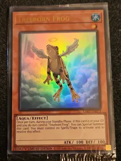 Treeborn Frog LART-EN073 Ultra Rare Promo SEALED Yugioh - Image 1