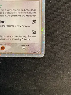 Pokemon TCG Rayquaza Ex 039 Black Star Promo Card - Image 5
