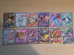 12 x Premium Pokemon TCG English EX Cards Bundle Hits Full Art Ultra Rare NM - Image 1