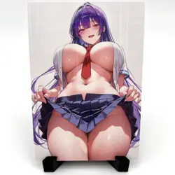 Sexy Hot Anime Waifu Girl Doujin Lewd Goddess Story Holographic Art Card - Image 1