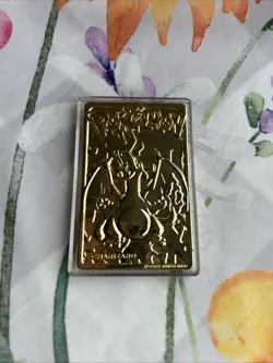 Pokemon Charizard 23k Gold Plated Trading Card 1999 Burger King Limited Edition - Image 2