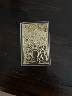 Pokemon Charizard 23k Gold Plated Trading Card 1999 Burger King Limited Edition - Image 4