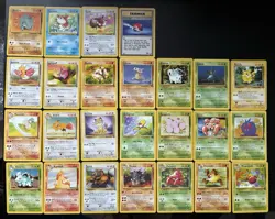 Vintage jungle Pokemon Cards Bundle x 25 Good Condition 1999 WOTC - Image 2
