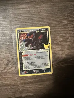 Pokemon Umbreon Star Ultra Rare Holo POP Series 5 17/17 Card Nintendo - Image 3