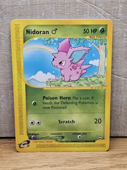 Nidoran 96/147 Aquapolis Non-Holo Pokemon Card TCG - Image 1