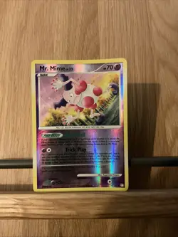 Pokemon Mr Mime 30/123 Reverse Holo Rare - Mysterious Treasures TCG Card - 2007 - Image 1