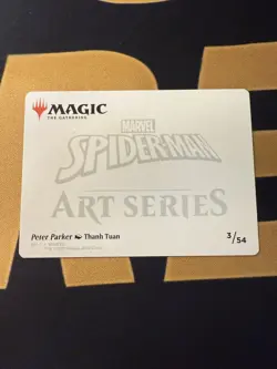 Magic the Gathering Spider-Man Art Series Peter Parker 3/54 Thanh Tuan - Image 2