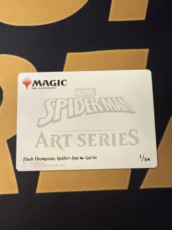 Flash Thompson, Spider-Fan Magic The Gathering Spider-Man Art Series #1/54 - Image 2