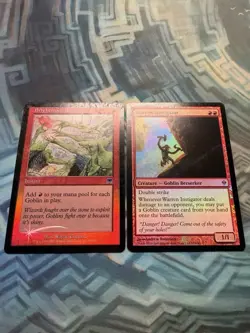 Foil Warren Instigator EX/LP Zendikar & Brightstone Ritual EX/LP- Onslaught - Image 2