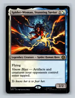 MTG - Spider-Woman, Stunning Savior - 152 - Marvel's Spider-Man - Rare - NM - Image 1