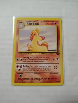 Pokemon TCG Rapidash 44/64 Jungle Unlimited - WOTC - Image 1