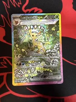 Leafeon ex 144/131 Special Illustration Rare Prismatic Evolutions Pokemon - Image 1