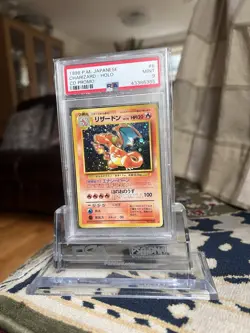1998 Pokemon Japanese CD Promo Holo Charizard #6 PSA 9 Mint Card - Image 1