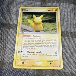 Pokemon Ditto (Pikachu) 63/113 Delta Species Common Regular Basic 60HP 2005 - Image 1