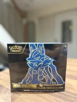 Pokemon TCG Mega Evolutions ETB Pokemon Centre Bundle Lucario Gardevoir - Image 1