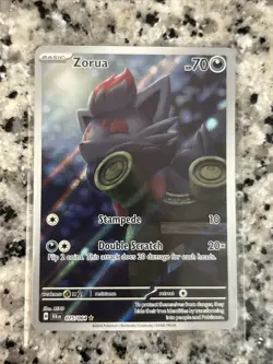 Pokemon Zorua Illustration Rare 75/64 Shrouded Fable - Image 1