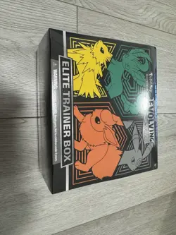 🔥Pokemon TCG Sword & Shield-Evolving Skies Elite Trainer Box FREE CASE INCLUDED 728192533419 - Image 3