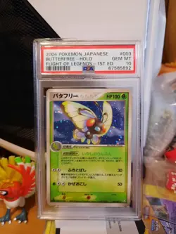 2004 Pokemon Japanese Flight of Legends 1st ed 003 Butterfree PSA 10 GEM MINT - Image 1
