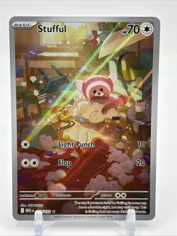2025 Pokemon Mega Evolution Stufful Illustration Rare #154/132 - Image 1