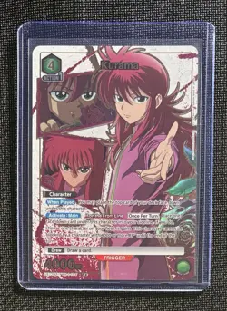 Bandai Union Arena Yu Yu Hakusho Kurama Alternate Art Super Rare YYH-1-104 - Image 1