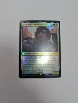 MTG - Sam, Loyal Attendant (Foil) - Commander: Lord of The Rings NM/M Condition - Image 1