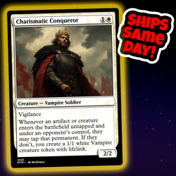Charismatic Conqueror - Custom Art Magic: The Gathering Playtest Card - Image 1