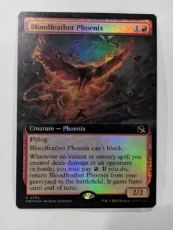 Bloodfeather Phoenix (Extended Art) March of the Machine Foil - MTG RARE - Image 1