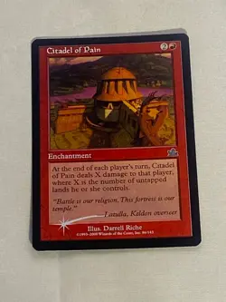 MTG FOIL Citadel of Pain Prophecy Magic the Gathering - Image 1