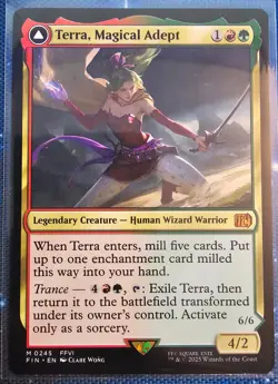 Magic The Gathering - Final Fantasy #M0245 Terra, Magical Adept/Esper Terra - Image 1