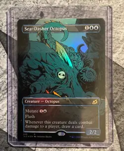 1 x Sea-Dasher Octopus - Foil - Showcase - Ikoria: Lair of Behemoths - Image 1