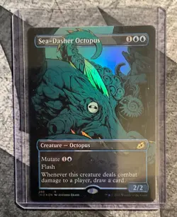 1 x Sea-Dasher Octopus - Foil - Showcase - Ikoria: Lair of Behemoths - Image 2