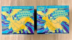 Pokemon Ascend Heroes ETB Lot of 2 Elite Trainer Boxes Factory Sealed In Hand - Image 1