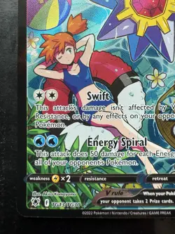 Pokemon Starmie v Astral Radiance Holo Ultra Rare Full Art TG13/TG30 (NM) - Image 4