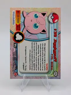 1999 Topps Pokemon Black Logo: Jigglypuff Foil #39 - NM - Image 2