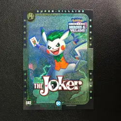 Pokemon Pikachu Heroes & Villains Flash Edition #E42 The Joker Green #1 - Image 1