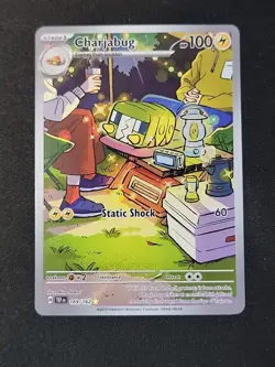 Pokemon TCG Charjabug 169/162 Illustration Rare, Temporal Forces - Image 1