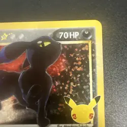 Pokemon TCG Umbreon Celebrations Gold Star Card 17/17 Near Mint Condition - Image 3