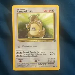 Pokemon TCG Kangaskhan Jungle 5/64 Holo Unlimited Holo Rare - Image 1