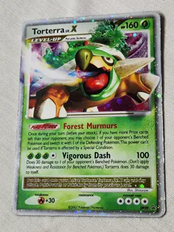 Played Torterra LV.X - Holo #DP09 Diamond and Pearl Promo Pokemon TCG - Image 3