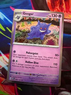 Pokemon TCG Gengar Scarlet & Violet-151 094/165 Holo Holo Rare - Image 1