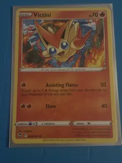 Victini - 023/195 - Rare English Pokemon Sword & Shield - Silver Tempest - Image 1