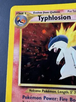 Pokemon TCG Typhlosion Neo Genesis 18/111 Holo Unlimited Holo Rare Vintage - Image 2