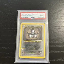 Magneton Holo Pokemon Neo Revelation 10/64 PSA 8 - Image 1