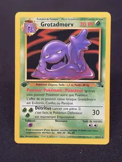 Pokemon TCG Muk (Grotadmorv) 28/62 FRENCH 1st Edition Fossil - Image 1
