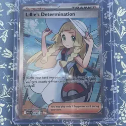 Lillie's Determination SR 169/132 Mega Evolution Pokemon TCG Near Mint NM - Image 1