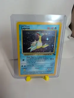 Lapras 10/62 Fossil Holo Pokemon TCG 1999 RARE - Image 2
