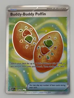 Pokemon Buddy-Buddy Poffin 167/132 Mega Evolution Ultra Rare - Image 1
