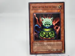 Yu-Gi-Oh! Spirit of the Pot of Greed IOC-009 1st Edition Short Print Common NM - Image 1